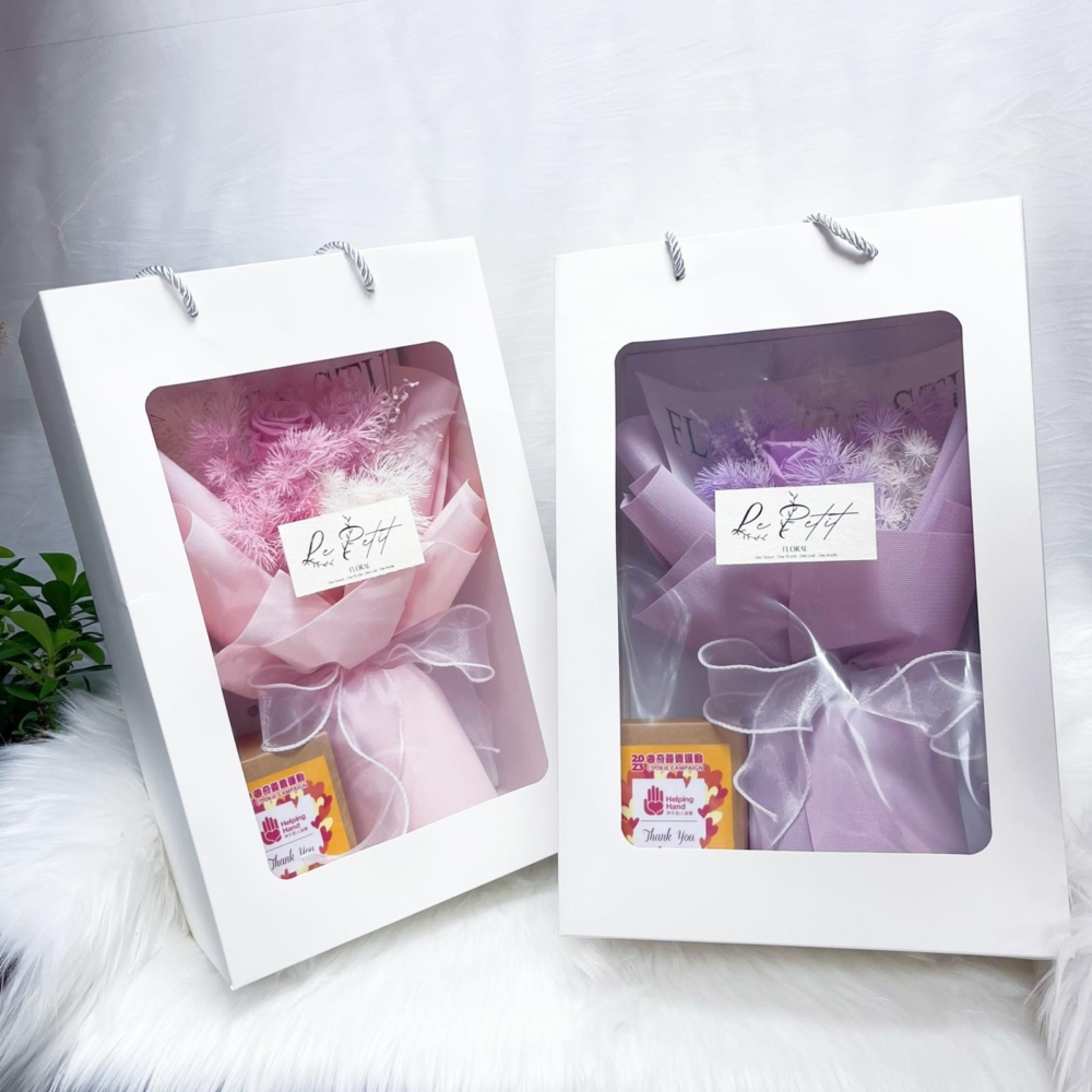 母親節禮物2023-伸手助人協會2023曲奇義賣運動 母親節「保鮮花束曲奇義賣禮盒」。