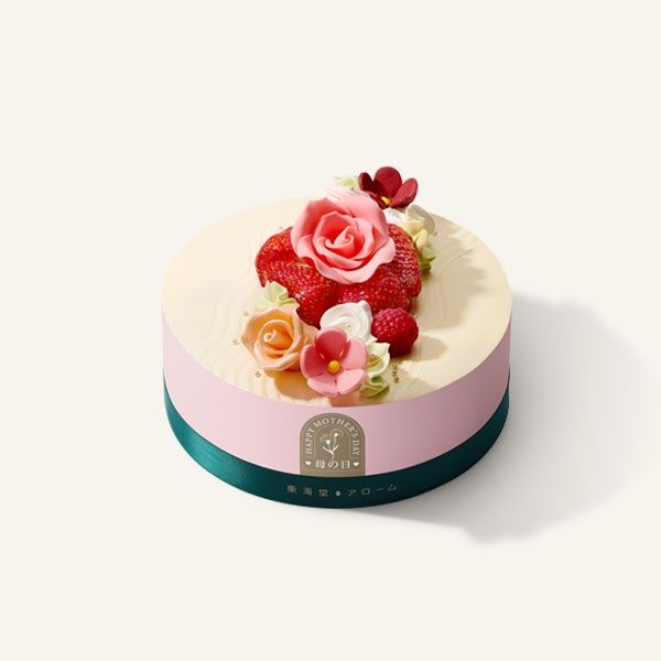 東海堂母親節系列蛋糕之北海道牛乳芝士蛋糕。