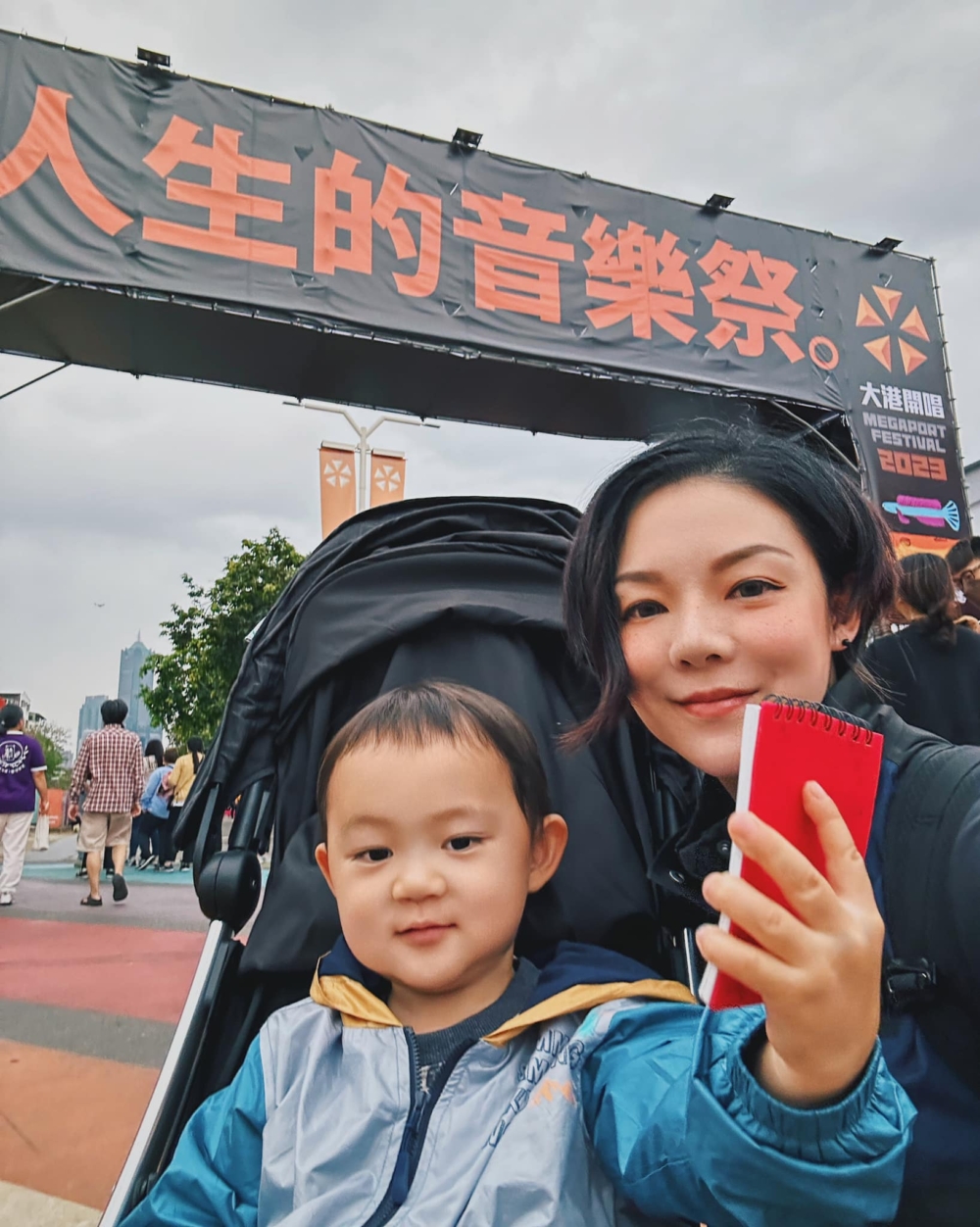 歐陽靖覺得兒子拯救了她的生活