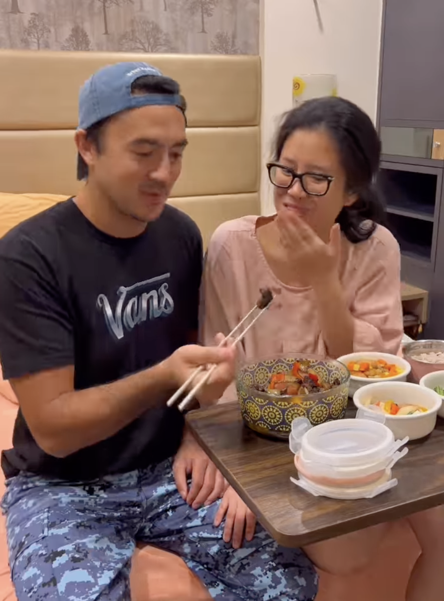 太太則表示胎盤沒有想像中有腥味。