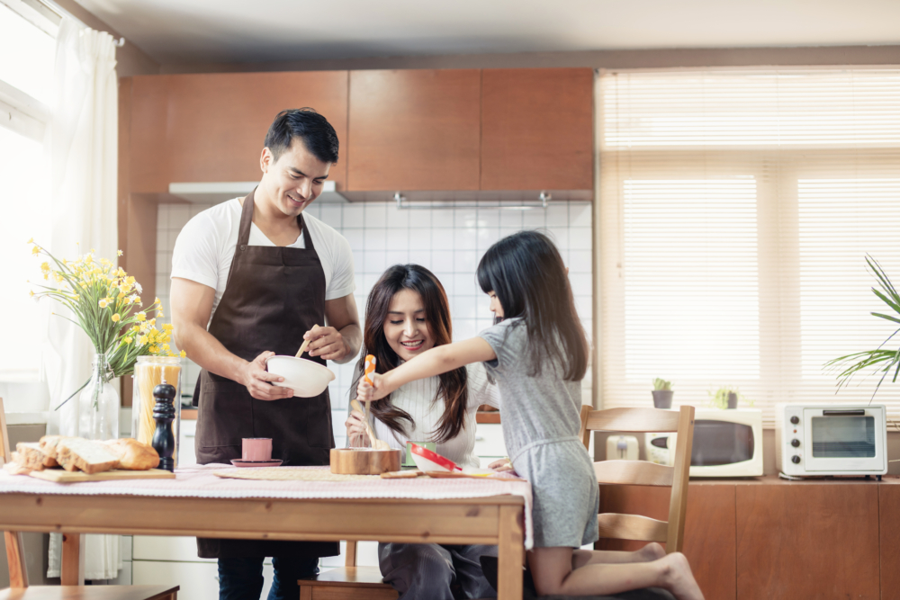 父母收到孩子親手煮的食物，定會非常感動