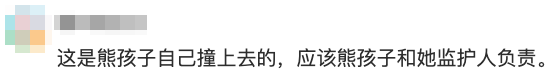 網民認為應該小朋友及其監護人自行負責。