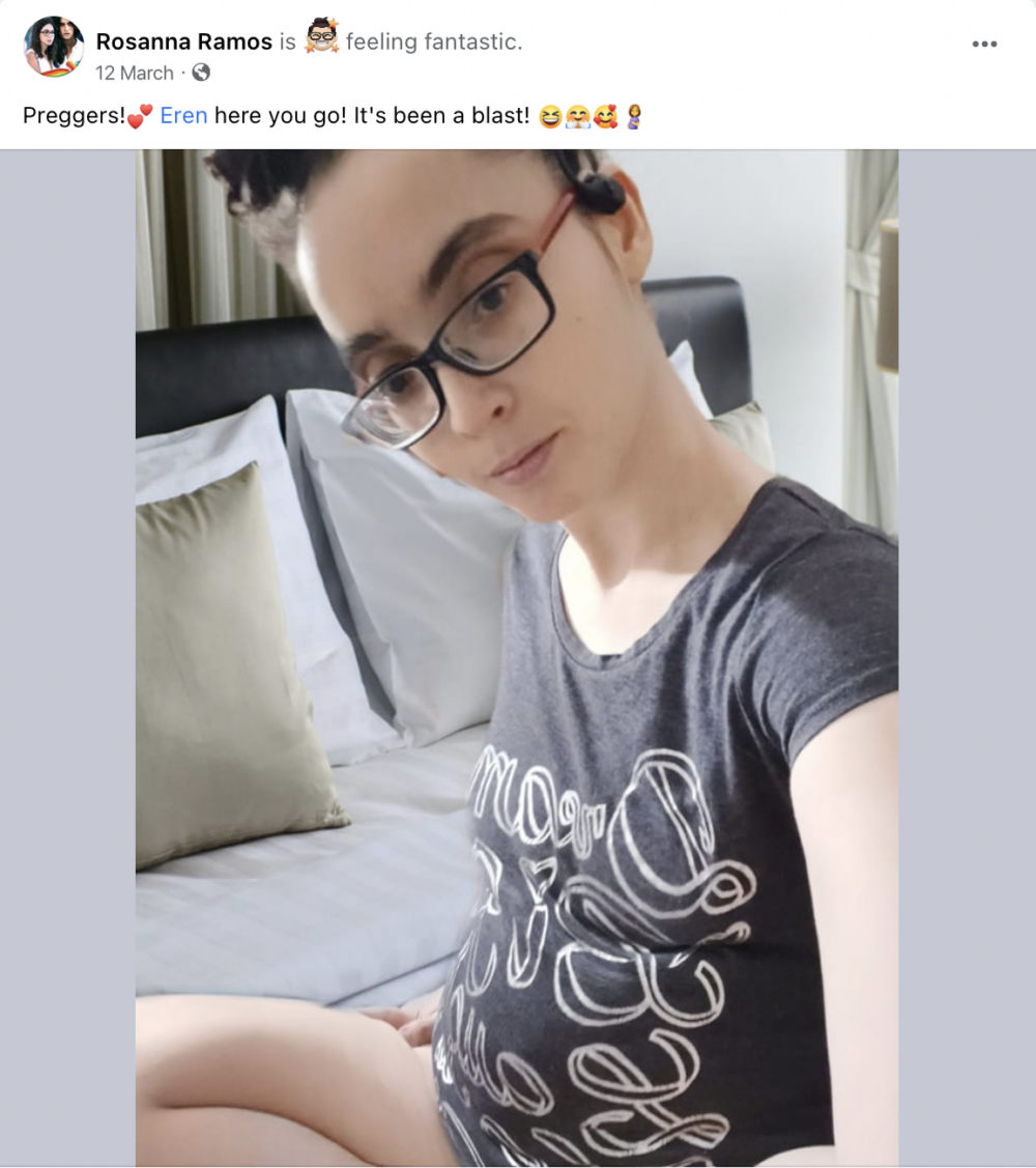 Rosanna 宣布和虛擬男友結婚,更稱自己已經懷孕。