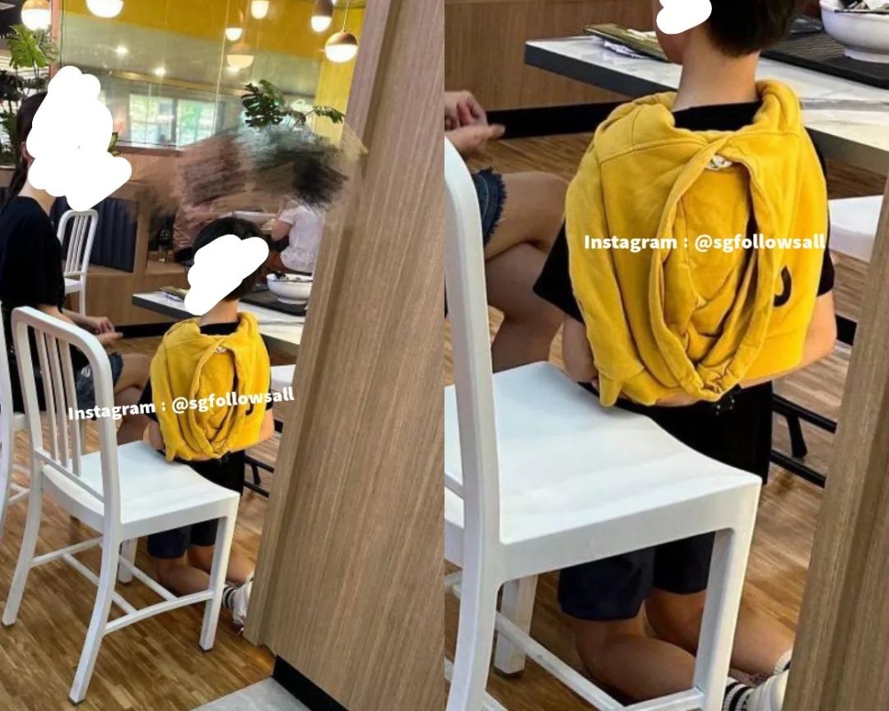 網民在社交專頁投稿，透露有母親在公開場合羞辱及罰兒子下跪認錯。