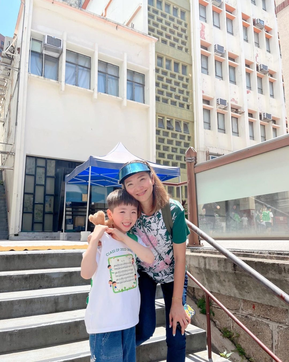 車婉婉透露兒子因升小問題感到壓力。