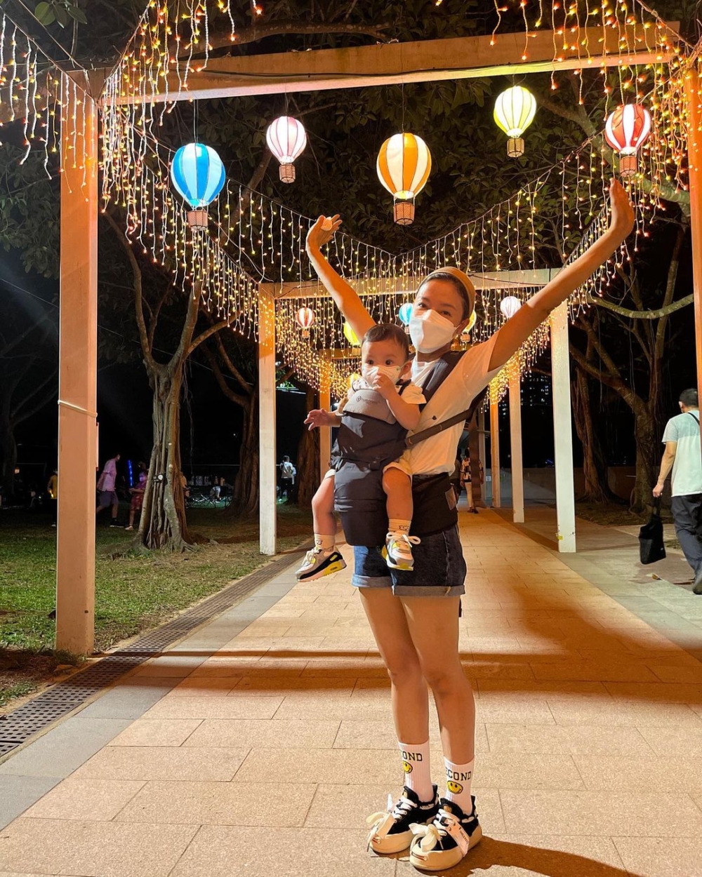 似乎玩得非常盡興！