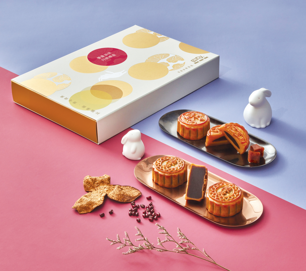 鴻福堂雙重滋味月餅禮盒。
