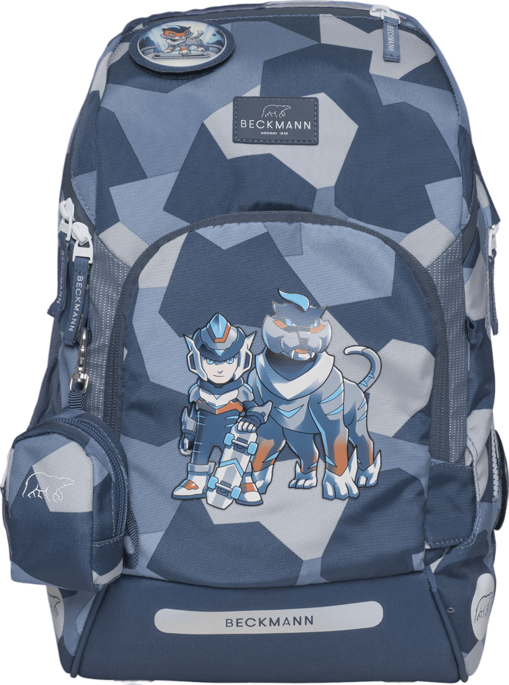 Beckmann護脊書包男生款。