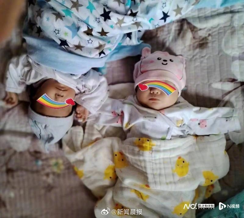 一名懷有龍鳳胎的41歲高齡產婦,相隔3日誕下一子一女。