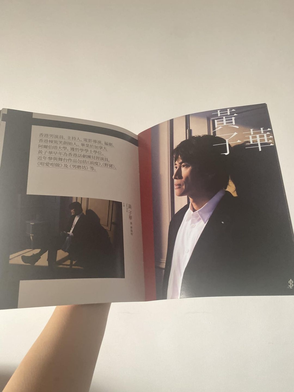 弟弟倒瀉飲料，破壞了店主收藏的黃子華場刊。