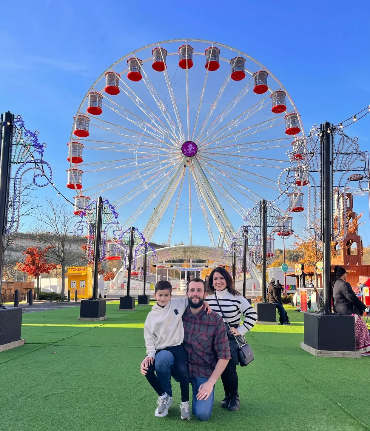 如今兒子已經6歲，一家三口和正常家庭沒有差別。