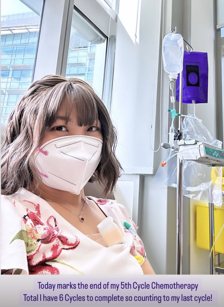 Alison積極接受治療。