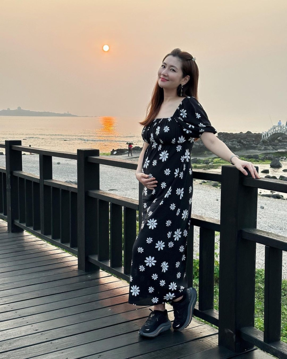 Selina如願成為了媽媽