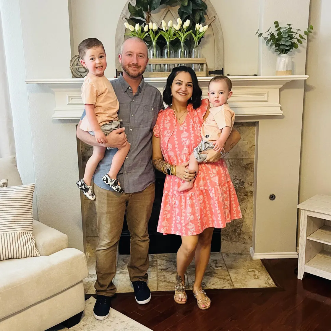 人夫J.R. Minton自覺擔起家庭責任。