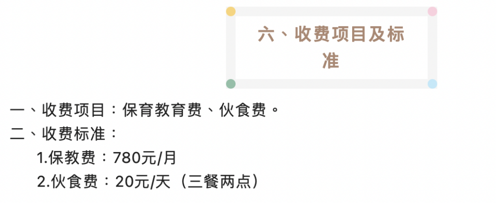 山東省諸城市青藍大風車幼兒園收費標準。