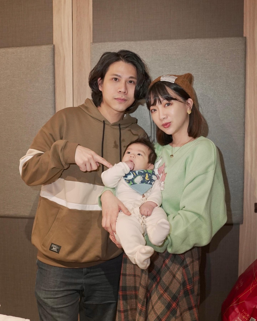 台灣藝人玉兔育有一名十個月大的兒子。