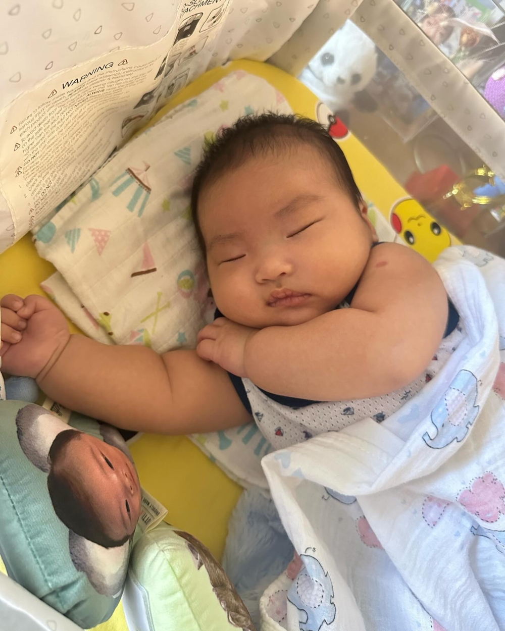 網民認為BB過肥，提醒孫慧雪要注意。