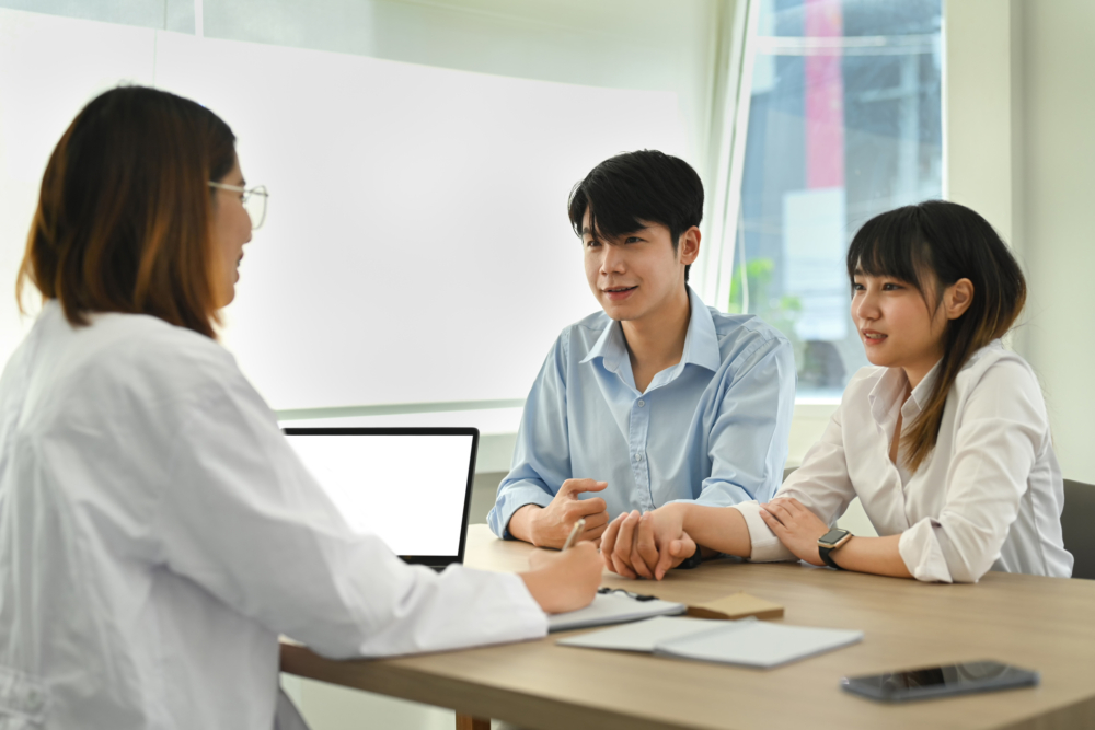 人妻不想婚後才為不孕苦惱，因此認為進行婚前檢查是對的。