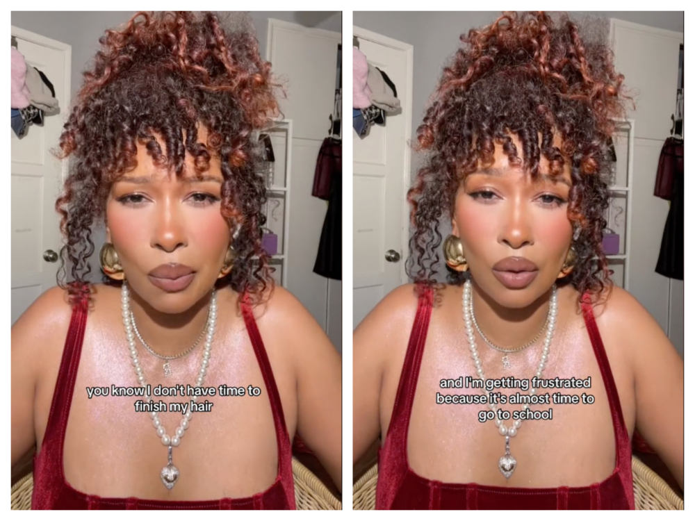 博主媽媽認為女兒情緒健康更重要,要求女兒不用上學,在家休息。