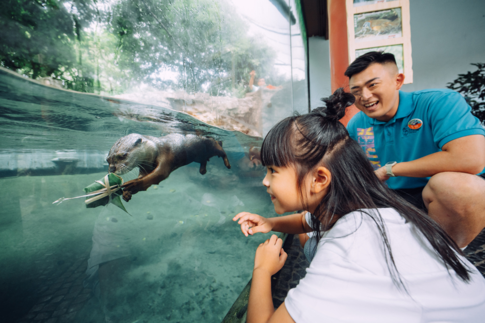 小隊員可親手製作豐容物，供小爪水獺玩樂。