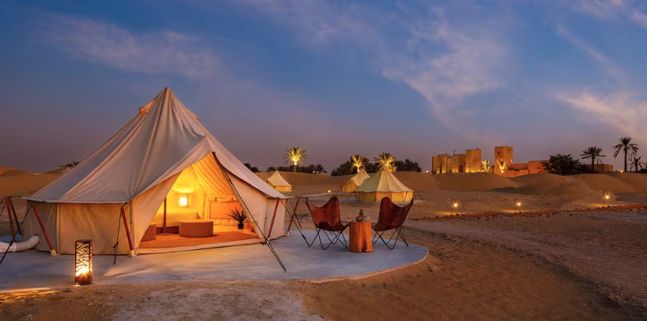 沙漠設有露營區。