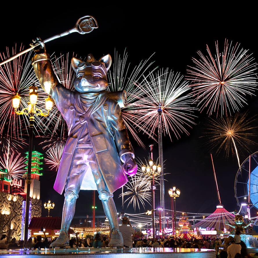 遊客可以從一個展館逛到另一個展館「環遊世界」。