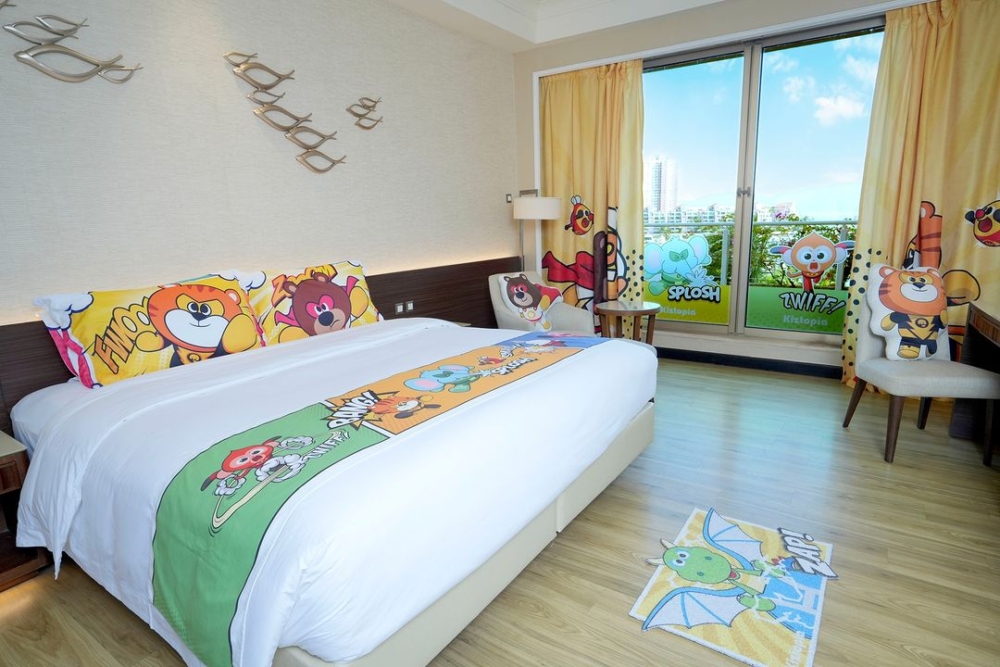 「Kiztopia 歡欣躍動住宿計劃」套房。