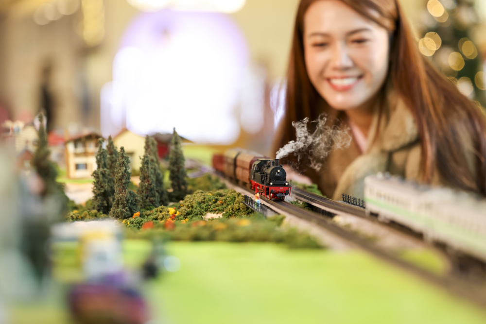 模擬真實場景打造的火車模型值得一睇。