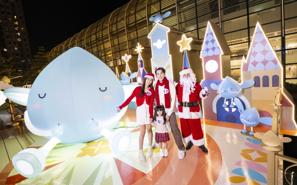 沙田新城市廣場《水滴精靈夢幻聖誕小鎮》。