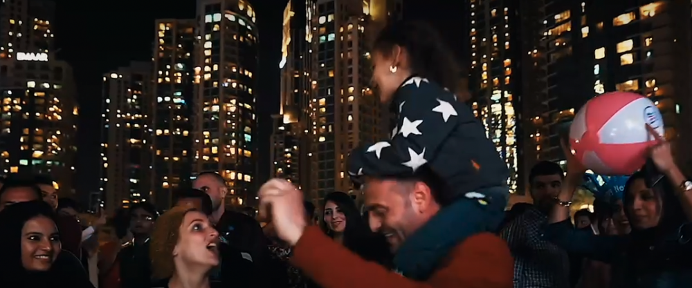 杜拜的跨年活動也很精彩，大人小孩都可以享受當中。