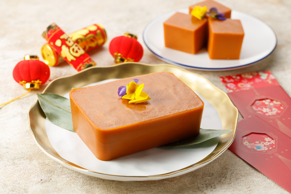 城景國際樂雅軒黃糖椰汁年糕。