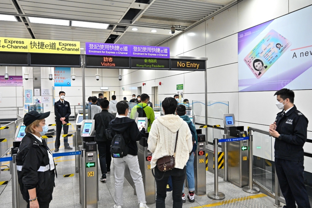 通關後，吸引不少港人北上