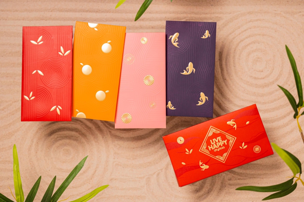 太古城中心推出「福樂滿載」利是封套裝。