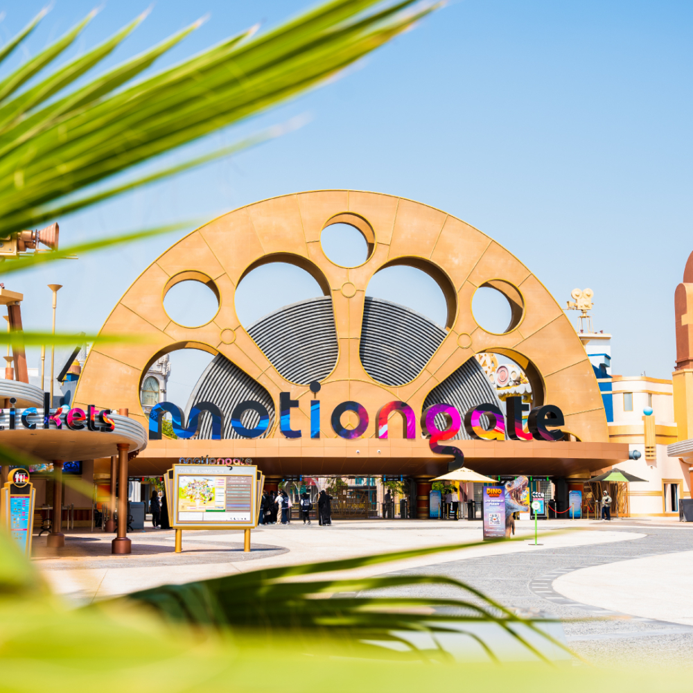 杜拜電影之門MOTIONGATE以賣座電影為主題。