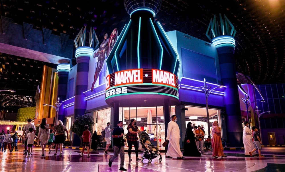 IMG Worlds of Adventure是全球最大的室內遊樂場。