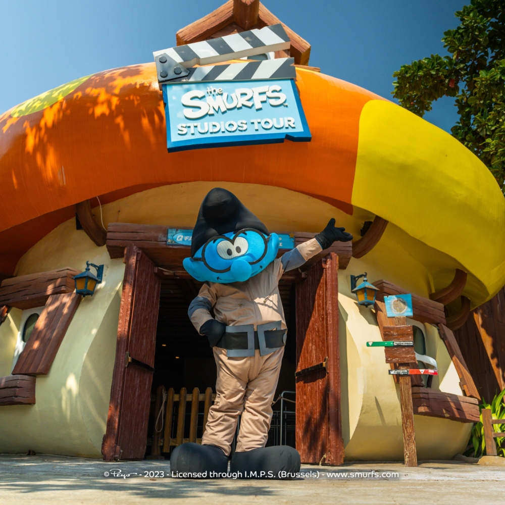 The Smurfs電影主題區。