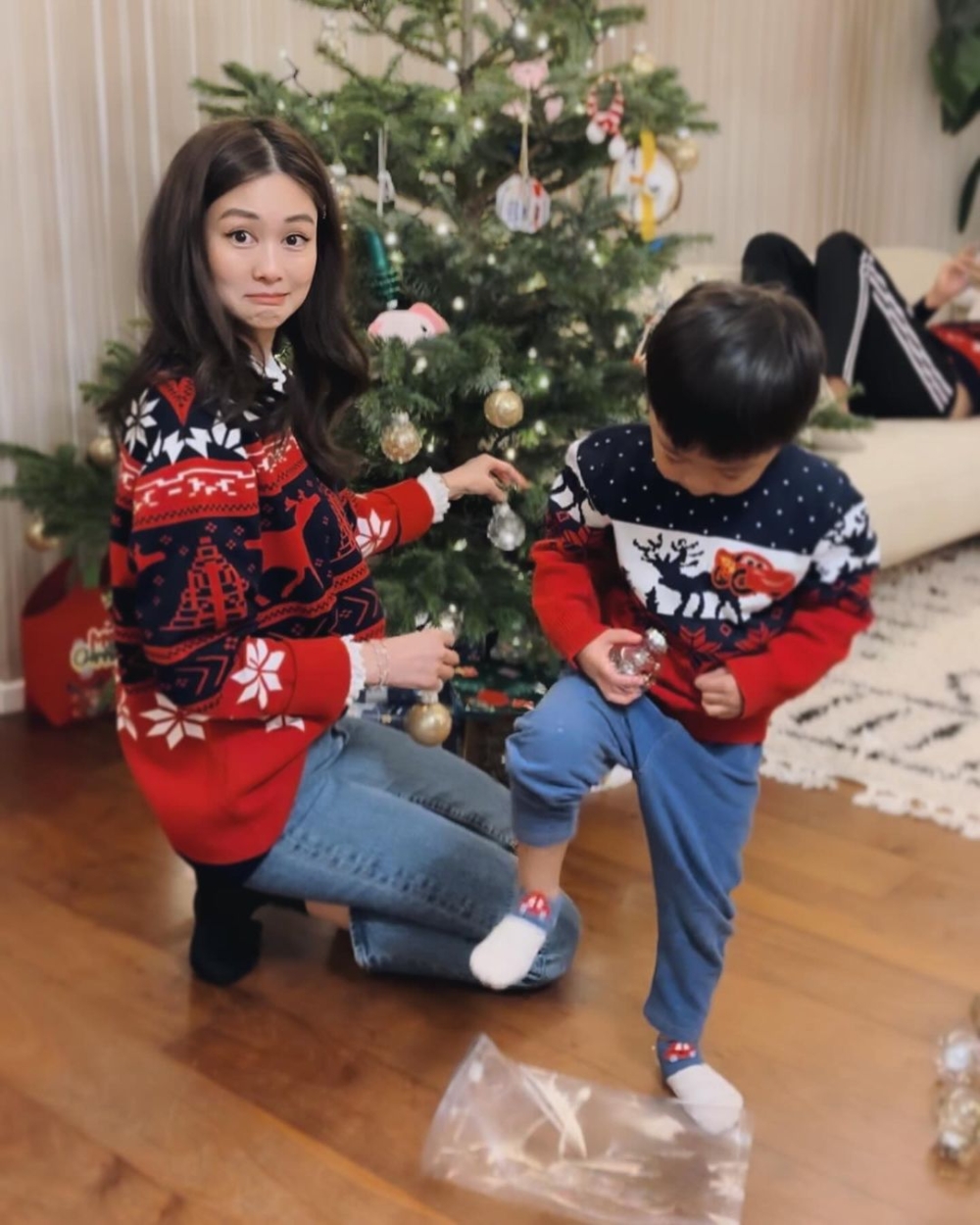 岑麗香即使是兩孩之母,狀態依然fit爆!