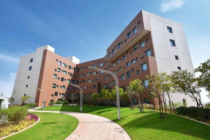 NYUAD的其中一棟大學宿舍。