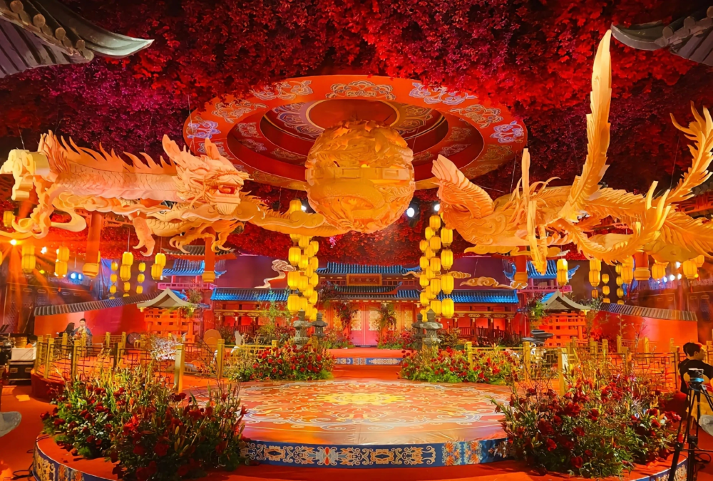 網傳福建莆田一大戶人家舉辦了隆重的「葉府婚宴」。