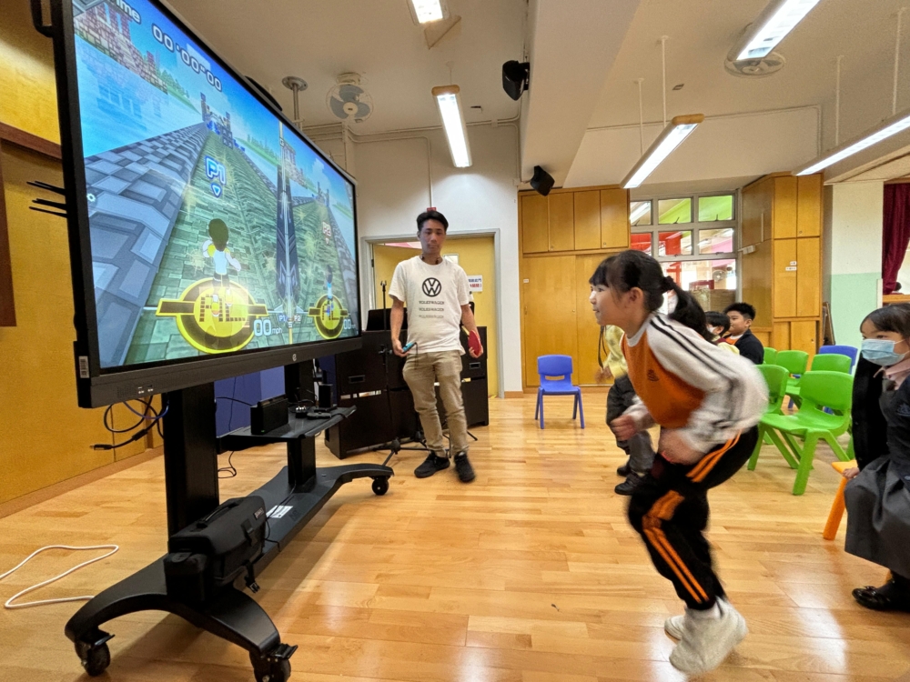 同學在小息時可以玩switch！