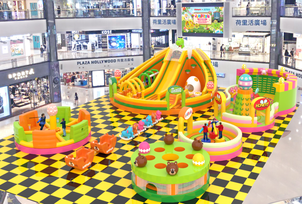 荷里活廣場 x Kiztopia呈獻 Jumptopia Easter Fiesta復活節彈跳嘉年華。