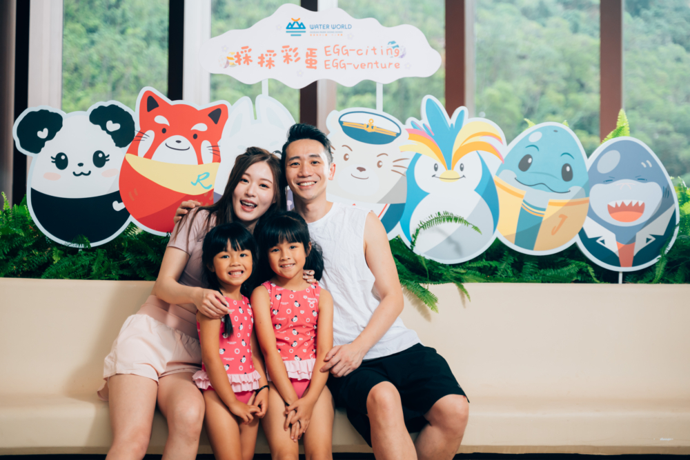 復活節,海洋公園水上樂園推出「採採彩蛋」活動。