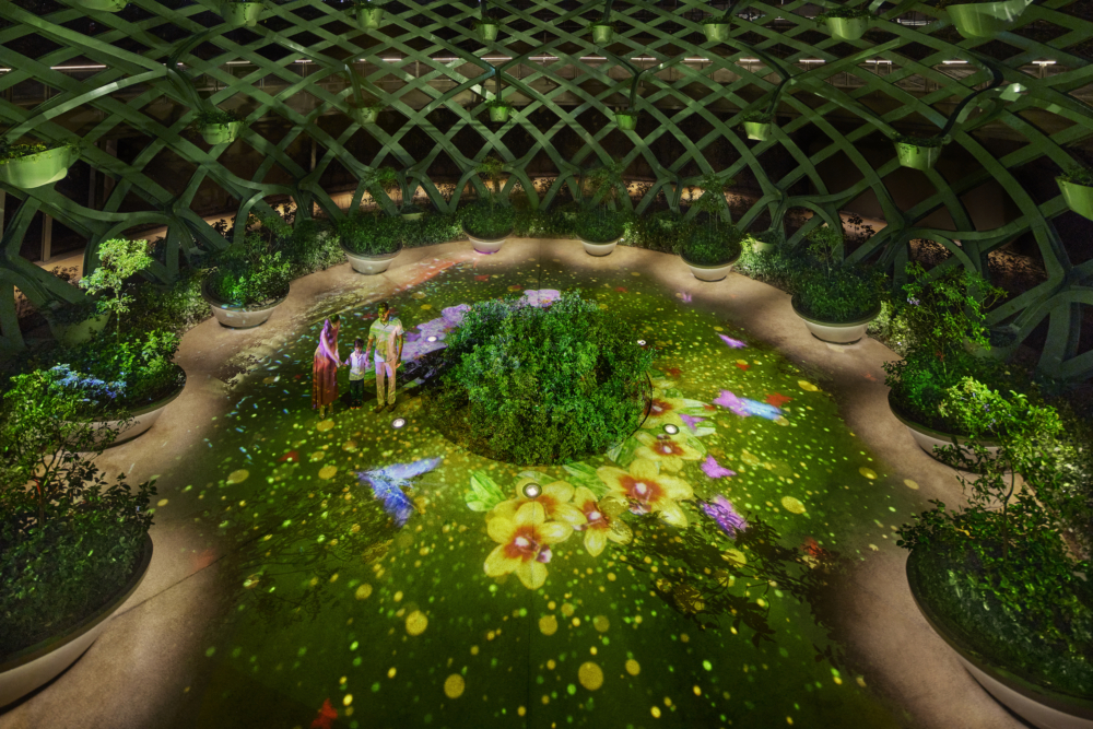 馨境 (Scented Sphere)加入AR技術，晚上更漂亮。