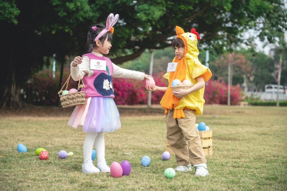 「換」蛋樂遊戲。