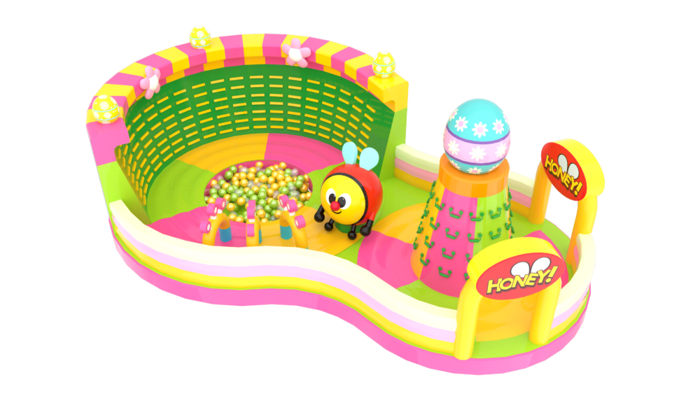 Jumptopia Easter Fiesta復活節彈跳嘉年華之「Honey’s Easter Pool復活節波波池」 。