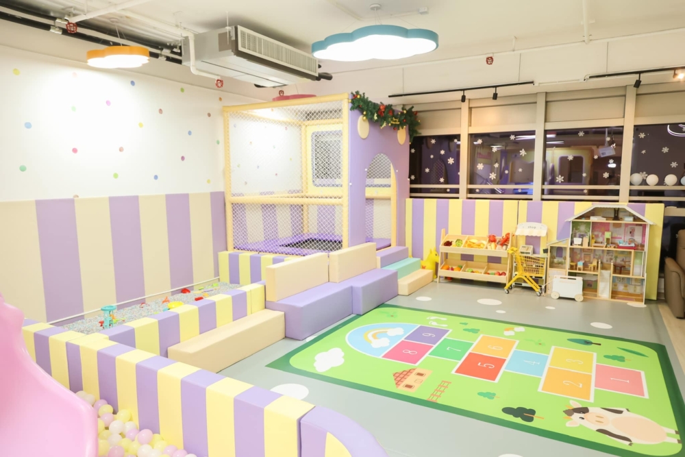 PartyNook有豐富的兒童遊樂設施。