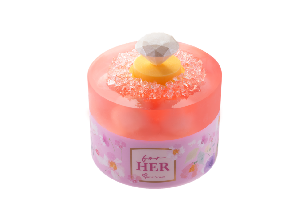 母親節蛋糕2024｜美心西餅推出「香荔花語」香水造型蛋糕。