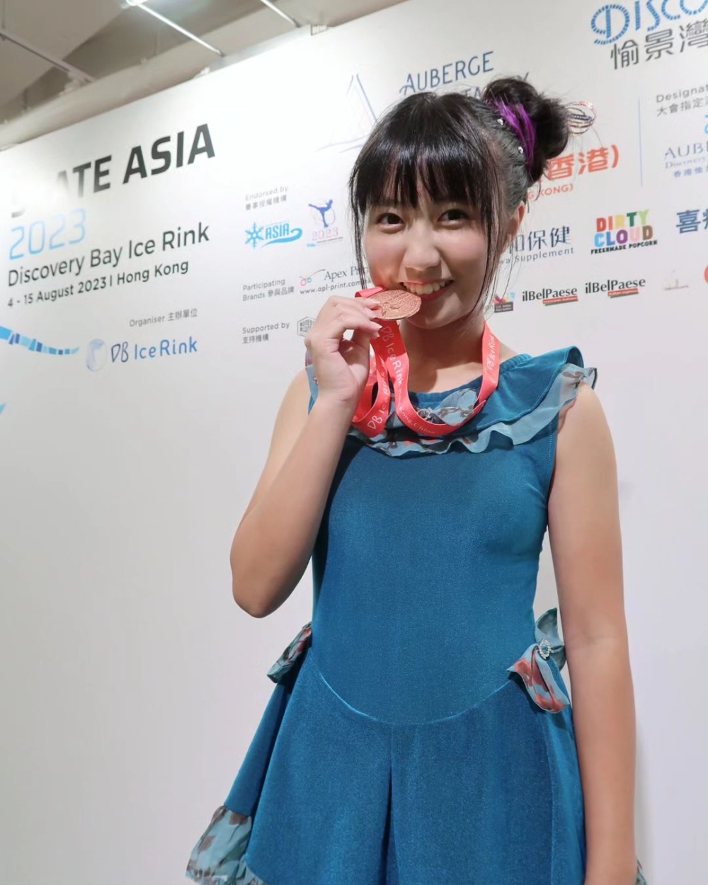 Celine奪得2023年亞洲滑冰邀請賽Rhythmic Ribbon FS4 亞軍。