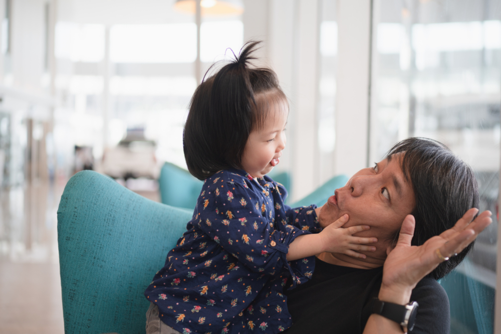 新手爸爸曾以為陪玩很簡單。