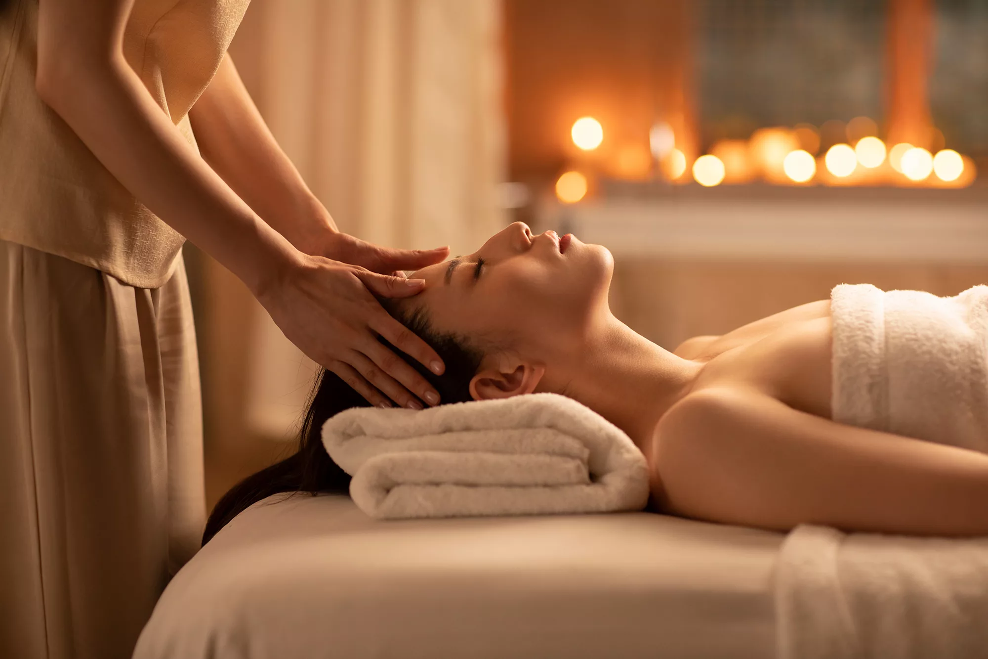 子女可以$450加購30分鐘的頸部、背部和肩部按摩送給媽媽